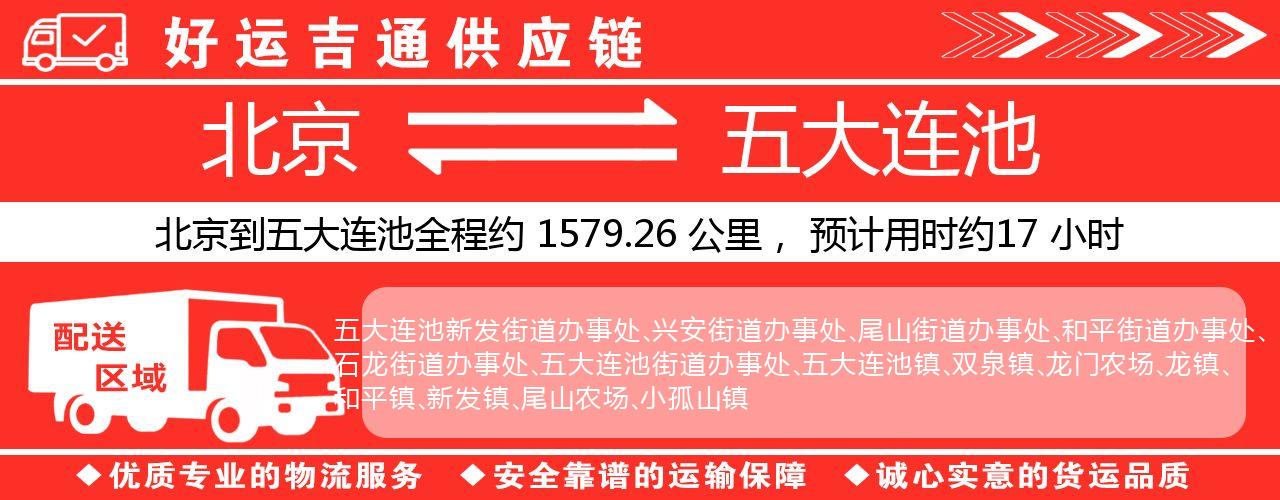 北京到五大连池物流专线-北京至五大连池货运公司
